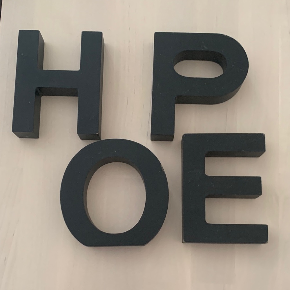 HOME Wall Letters - Black Decorative Wall Decor
